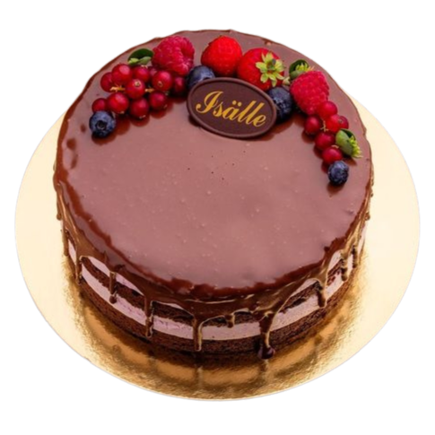 Suklaa-metsämarjakakku